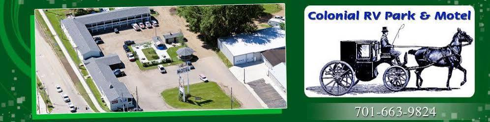 Colonial Motel And Rv Park Mandan Exterior photo